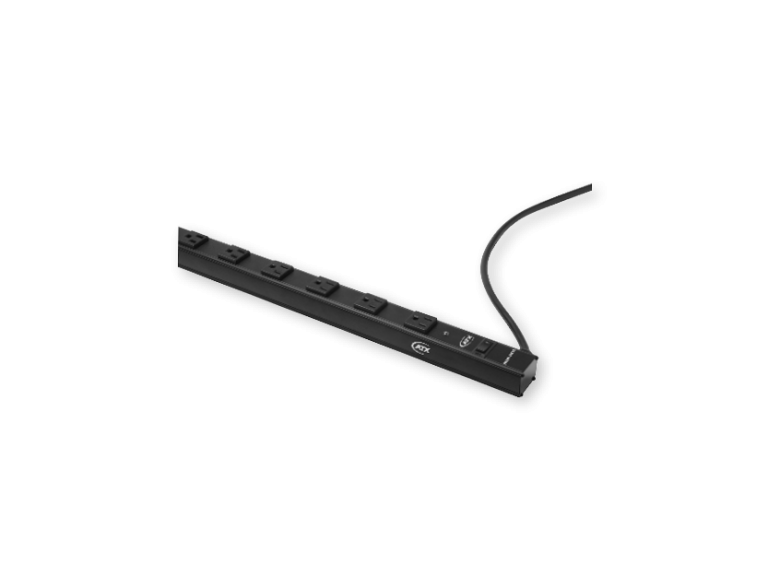 MOR-PSVL: Vertical Rack Mount Power Distribution Strip